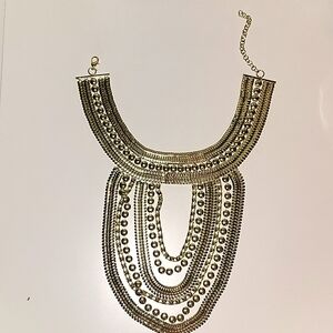 Dolls Kill gold Egyptian Queen stament necklace